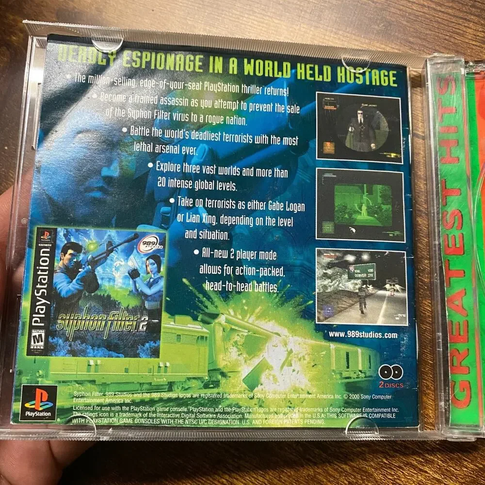 Syphon Filter (Sony PlayStation 1, 1999)
